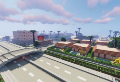 我的世界海滩城市地图