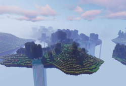 我的世界大型全生物群系天空岛地图