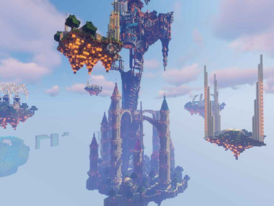 我的世界天空中的阿卡迪亚地图